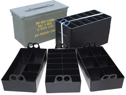Mtm Ammo Can Organizer 3-pack - Fits All .50bmg Ammo Cans - Skoutley Outdoors LLC