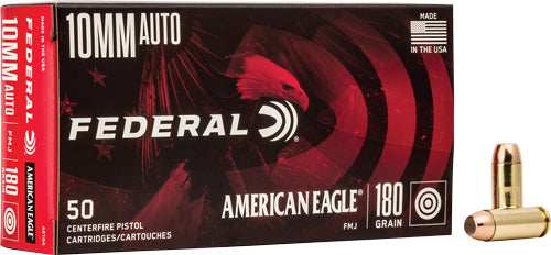 Federal Ae 10mm 180gr Fmj 50rd - 20bx/cs - Skoutley Outdoors LLC