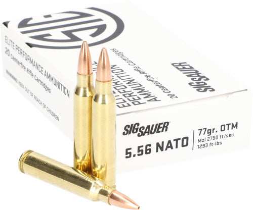 Sig 5.56x45 77gr Elite Otm - 20rd 10bx/cs - Skoutley Outdoors LLC