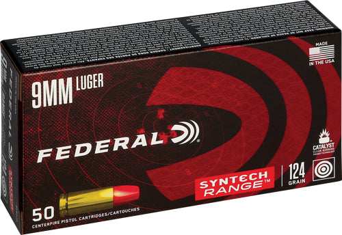 Federal Ae 9mm Luger 124gr - Tsj 50rd 10bx/cs - Skoutley Outdoors LLC