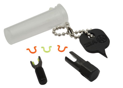 Load image into Gallery viewer, Hiviz Front Sight Ak47/74/akm - With Red+green Litepipes
