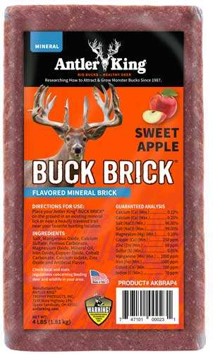 Antler King Sweet Apple Buck - Brick Mineral 4# - Skoutley Outdoors LLC