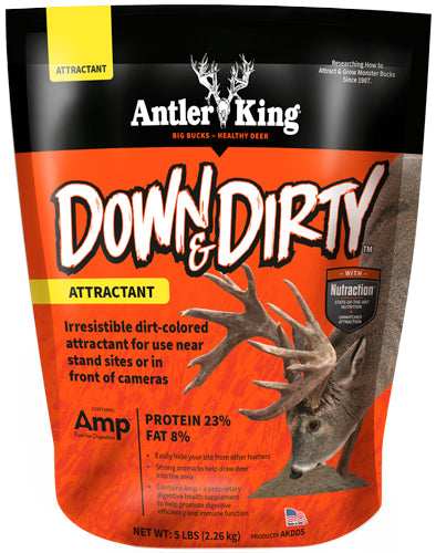 Antler King Down & Dirty - Attractant 5# Bag - Skoutley Outdoors LLC