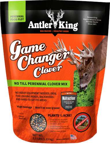 Antler King Game Changer - Clover 2.5# Perenial 1/4 Acre - Skoutley Outdoors LLC