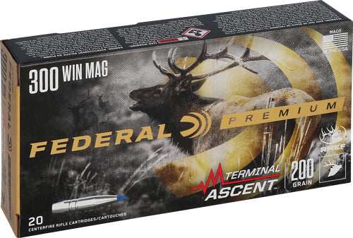 Federal 300 Win Mag 200gr - Terminal Ascent 20rd 10bx/cs - Skoutley Outdoors LLC