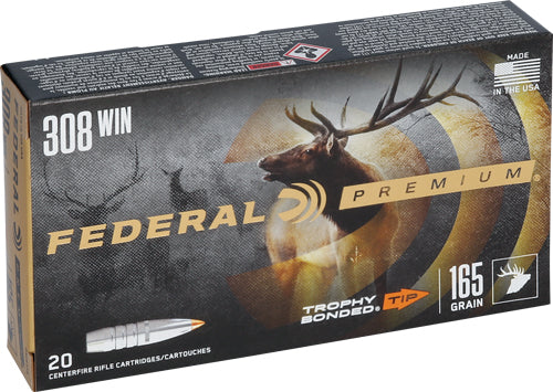 Federal Premium 308 Win 165gr - Trophy Poly Tip 20rd 10bx/cs - Skoutley Outdoors LLC