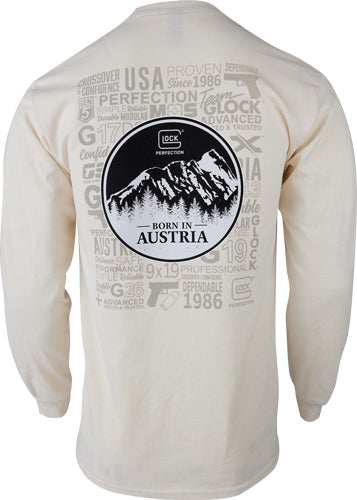 Load image into Gallery viewer, Glock Oem Born In Austria Long - Sleeve Shirt Tan X-large - Skoutley Outdoors LLC

