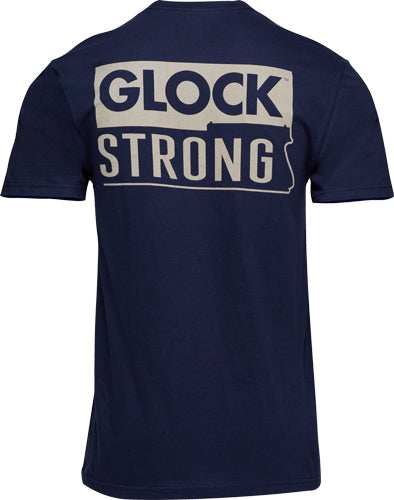 Glock Strong Short - Sleeve T Shirt Navy Xx-large - Skoutley Outdoors LLC