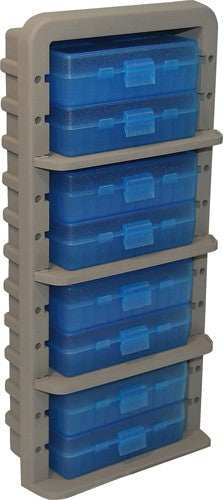 Mtm Ammo Rack W/ 8 P509m 50rnd - Flip Top Boxes Clr Blue/dk Eth - Skoutley Outdoors LLC