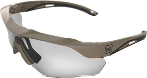 Glock Tactical Glasses - Crossover Desert Tan Clear Len - Skoutley Outdoors LLC