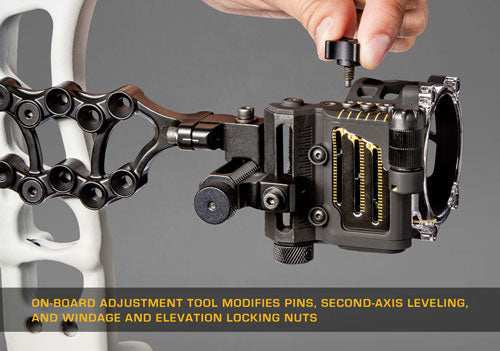 Load image into Gallery viewer, Trophy Ridge Bow Sight Fix 5 - 3-pin .019 Rh Black - Skoutley Outdoors LLC
