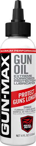 Real Avid Gun Max Gun Oil - 4 Oz. Bottle - Skoutley Outdoors LLC