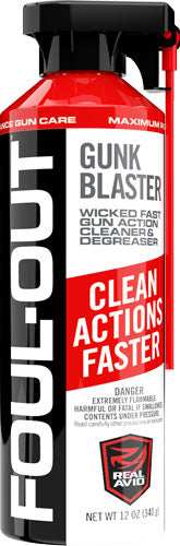 Real Avid Foul-out Gunk Blastr - 12 Oz. Aerosal Flip Up Nozzle - Skoutley Outdoors LLC