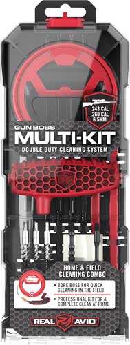 Real Avid Gun Boss Multi-kit - .243/.260/6.5mm W/ Bore Boss - Skoutley Outdoors LLC