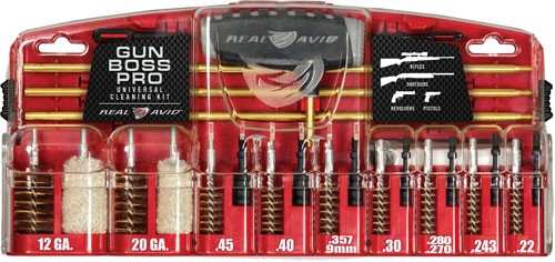 Real Avid Gun Boss Pro - Univeral Cleaning Kit 26-pc. - Skoutley Outdoors LLC