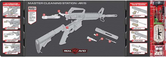 Real Avid Master Cleaning Stat - Ar-15 Cleaning Kit & Mat - Skoutley Outdoors LLC