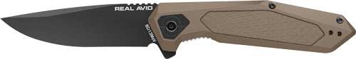 Real Avid Rav-3 Knife Assisted - Folding 3.25" Blade Tan - Skoutley Outdoors LLC