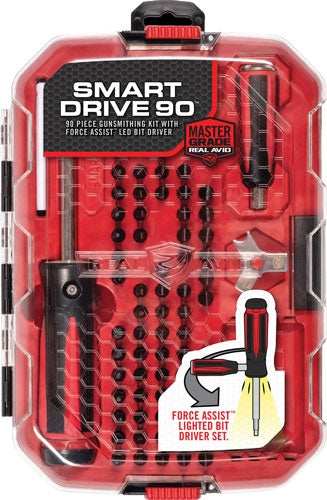 Real Avid Smart Drive 90 Pce - Gunsmithing Kit W/ Force Ast - Skoutley Outdoors LLC