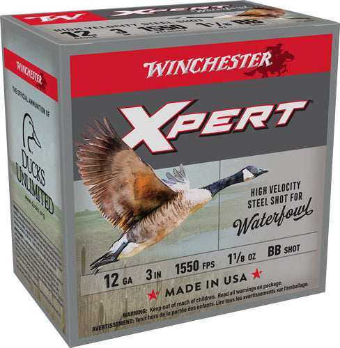 Winchester Xpert Steel 12ga 3" - 1-1/8oz #bb 1550fps 25rd 10b/c - Skoutley Outdoors LLC
