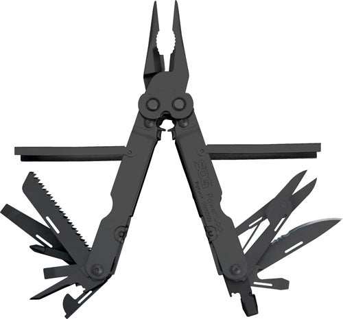 Sog Multi-tool Powerlock Black - Oxide W/sheath 18 Tools - Skoutley Outdoors LLC