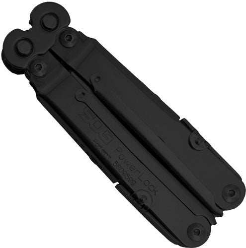 Sog Multi-tool Powerlock Black - Oxide W/sheath 18 Tools - Skoutley Outdoors LLC