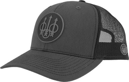 Beretta Cap Js Trucker Circle - Patch Mesh Back Charcoal/black - Skoutley Outdoors LLC