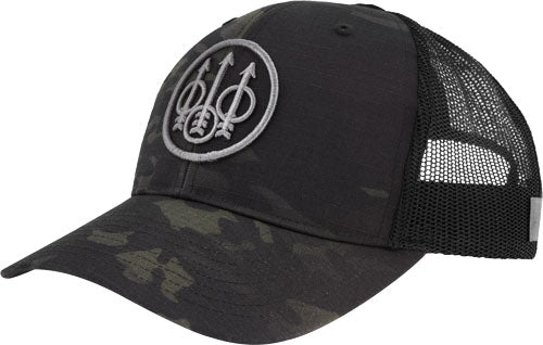Beretta Cap Trucker Circle - Patch Mesh Back Black Multicam - Skoutley Outdoors LLC