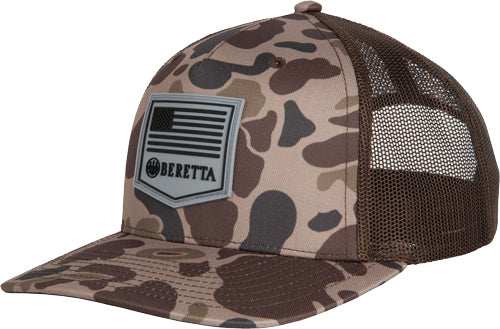 Beretta Cap Pm Trucker R 112 - Rubber Patch Brown Duck Camo - Skoutley Outdoors LLC