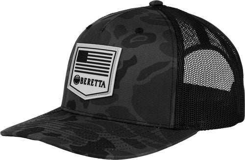 Beretta Cap Pm Trucker R 112 - Rubber Patch Black Duck Camo - Skoutley Outdoors LLC