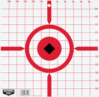B/c Target Rigid Paper 12" - Crosshair Sight-in 10 Targets - Skoutley Outdoors LLC