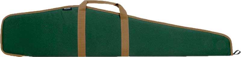 Bulldog Rifle Case 48" Green - W/tan Trim 5/8" Padding - Skoutley Outdoors LLC