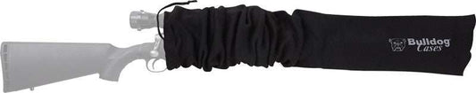 Bulldog Gun Sock 52"x6" Black - Oversized Scoped Rifle - Skoutley Outdoors LLC