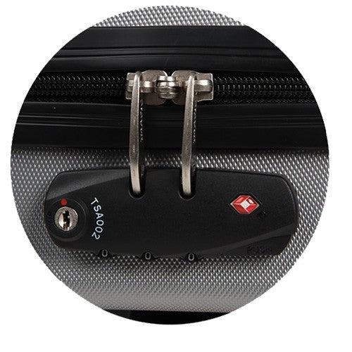 Bulldog Polycarbonate Pistol - Case W/ Tsa Como Lock Grey 9