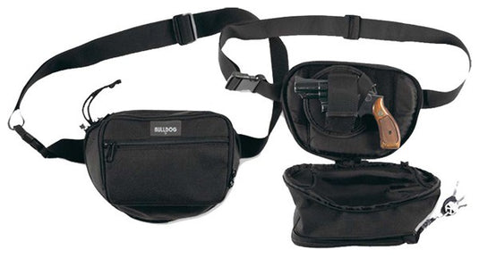 Bulldog Fanny Pack Holster For - Sm Gun Black 9