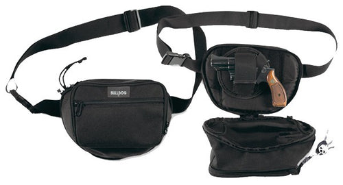 Bulldog Fanny Pack Holster For - Med Gun Blk 10