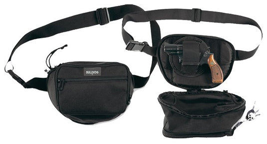 Bulldog Fanny Pack Holster For - Med Gun Blk 10