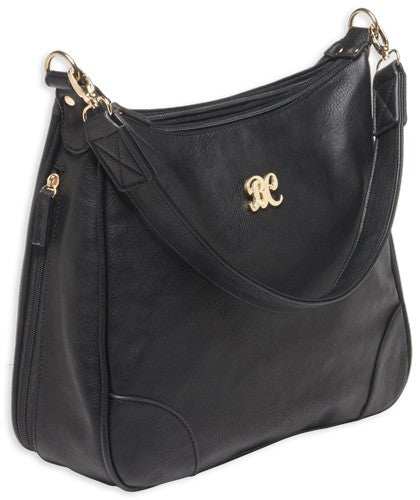 Bulldog Concealed Carry Purse - Hobo Style Black W/black Trim - Skoutley Outdoors LLC