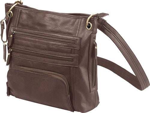 Bulldog Concealed Carry Purse - Large Cross Body Chocolate Brn - Skoutley Outdoors LLC
