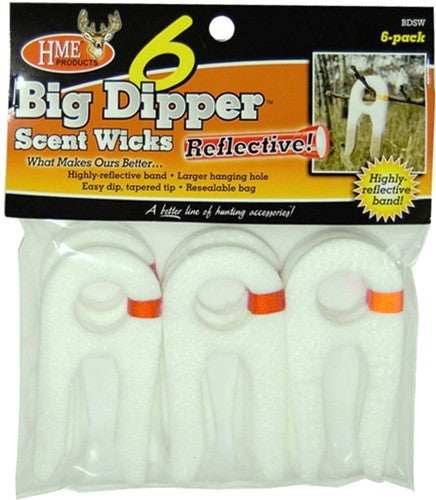 Hme Scent Wicks Big Dipper 6pk - - Skoutley Outdoors LLC