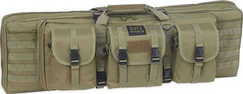 Bulldog 37" Single Tactical Cs - 3 Large Accessory Pockets Grn - Skoutley Outdoors LLC