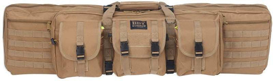 Bulldog 37" Single Tactical Cs - 3 Large Accessory Pockets Tan - Skoutley Outdoors LLC
