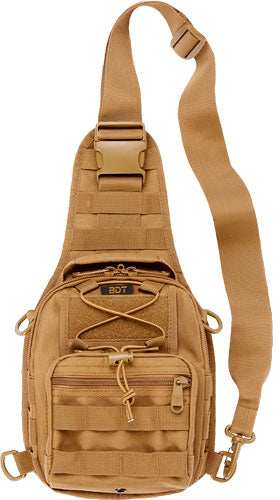 Bulldog Bdt X-small Sling Bag` - W/molle Webbing Tan - Skoutley Outdoors LLC