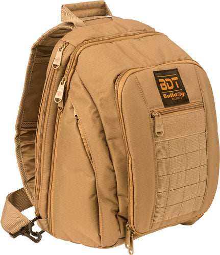 Bulldog Bdt Small Sling Pack - W/molle Webbing Tan - Skoutley Outdoors LLC