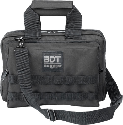 Bulldog Deluxe 2 Pistol Range - Bag W/molle Black - Skoutley Outdoors LLC