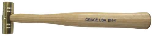 Grace Usa Hammer 4 Oz Brass - - Skoutley Outdoors LLC