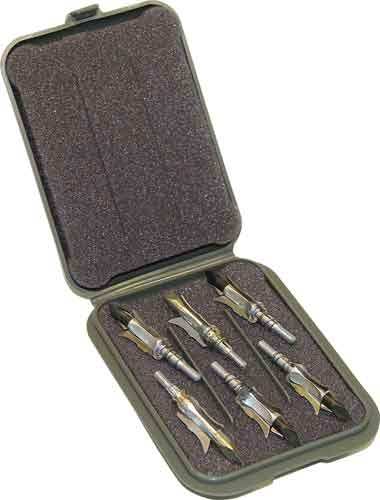 Mtm Mechanical Broadhead Case - Holds 6 Broadheads Army Green - Skoutley Outdoors LLC