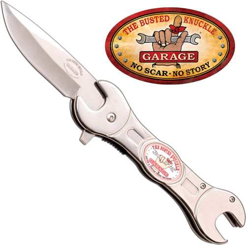 Mc Busted Knuckle 3" Drop - Point Stainless/stainless< - Skoutley Outdoors LLC