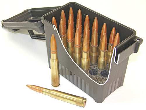 Mtm 50 Bmg Ammo Can 20 Round - Black Pre-cut Foam Lockable - Skoutley Outdoors LLC