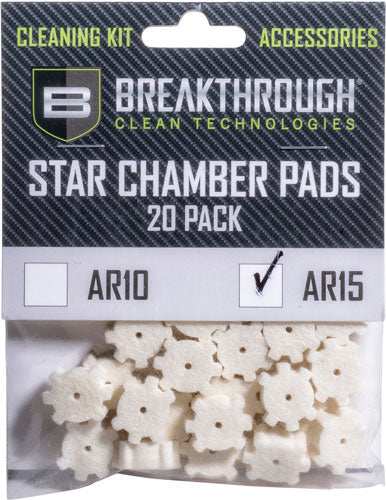Breakthrough Ar-15 Star - Chamber Pad 20 Pk W/ 8-32 Adtr - Skoutley Outdoors LLC
