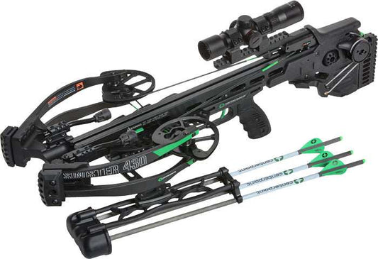 Centerpoint Xbow Sinister 430 - Integrated Crank 430fps Black< - Skoutley Outdoors LLC